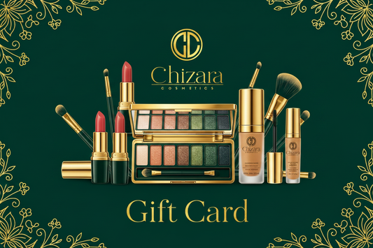 Chizara Cosmetics Gift Card with Makeup